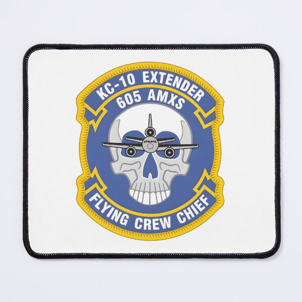 Item preview, USAF KC-10 Extender 605 AMXS Flying Crew Chief Patch designed and sold by CharlieDesings.