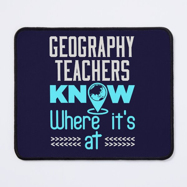 Item preview, Geography Teachers Know Where It's At Funny Geography Teacher  designed and sold by jaygo.