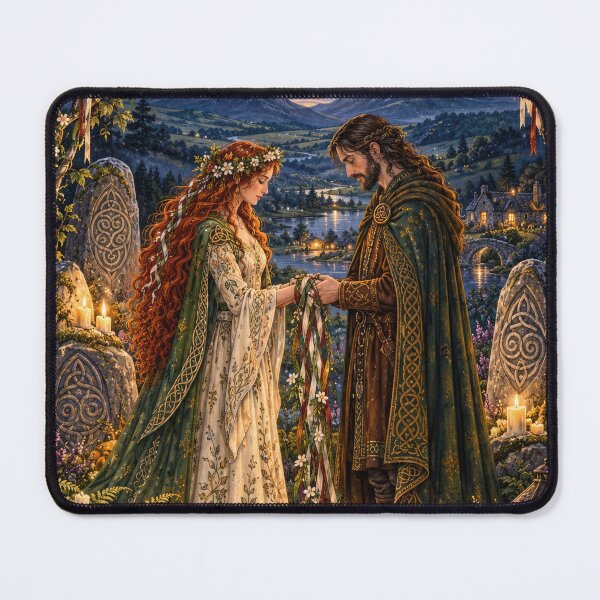 Item preview, Celtic Handfasting Under the Full Moon – Pagan Wedding Ceremony designed and sold by thewandswant.