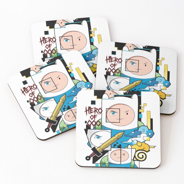 Item preview, Glitch Art Finn Hero of Ooo Abstract Design designed and sold by Bywai.