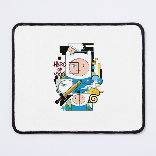 Item preview, Glitch Art Finn Hero of Ooo Abstract Design designed and sold by Bywai.
