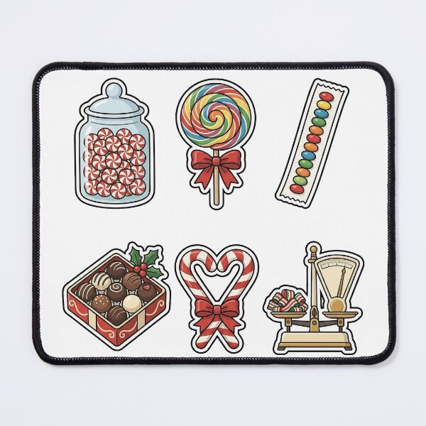 Item preview, Sweet Christmas Candy Shop Sticker Pack - Peppermint Sweets Set designed and sold by SimpleP.
