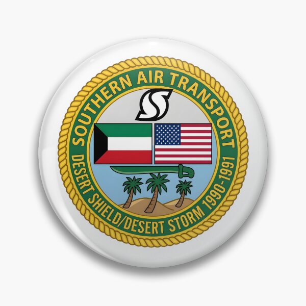 Item preview, Southern Air Transport Desert Shield Desert Storm Commemorative Patch designed and sold by CharlieDesings.