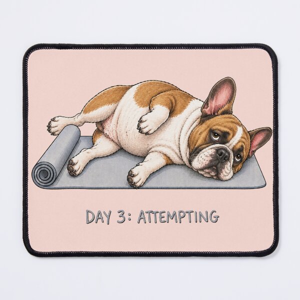 Item preview, French Bulldog yoga attempting designed and sold by DIGOR shop.