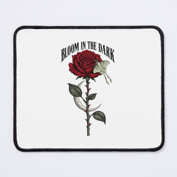 Item preview, Bloom In The Dark — Gothic Rose And Moth Victorian Engraving Shirt designed and sold by sinansuticer.