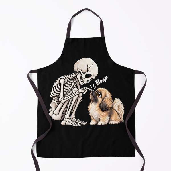 Item preview, Funny Skeleton Pekingese Dog Boop Halloween Design Mom Dad designed and sold by rafaeltto.