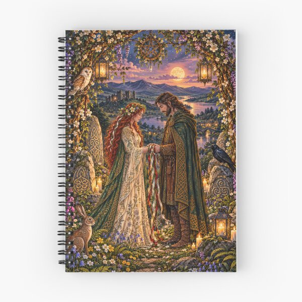 Item preview, Ceremonia celta de unión de manos al amanecer: una boda pagana encantada. designed and sold by thewandswant.