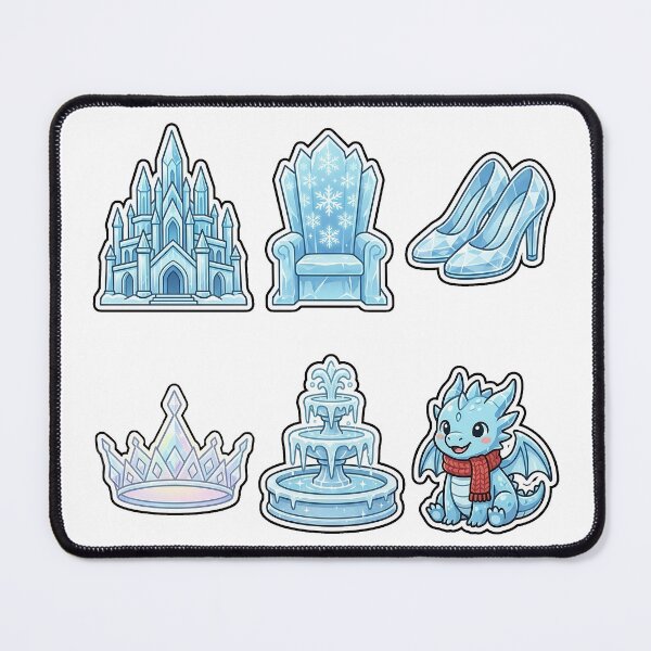 Item preview, Magical Winter Ice Castle Sticker Pack - Frozen Kingdom Collection designed and sold by SimpleP.