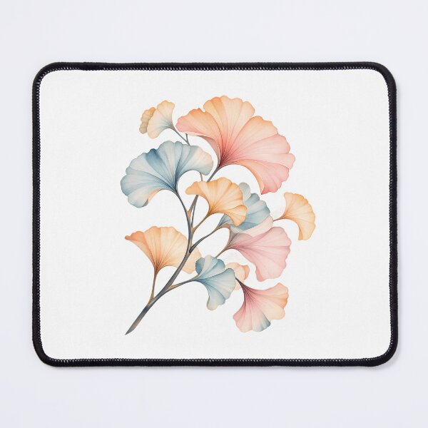 Item preview, Golden Ginkgo Branch – Pastel Watercolor Botanical Leaves designed and sold by BLUEFOX05.