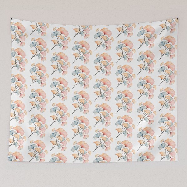 Item preview, Golden Ginkgo Branch – Pastel Watercolor Botanical Leaves designed and sold by BLUEFOX05.