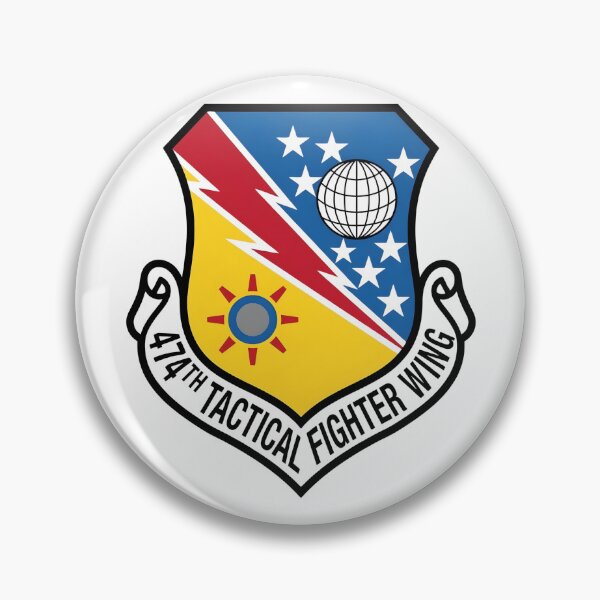Item preview, USAF 474th Tactical Fighter Wing Crest Patch designed and sold by CharlieDesings.