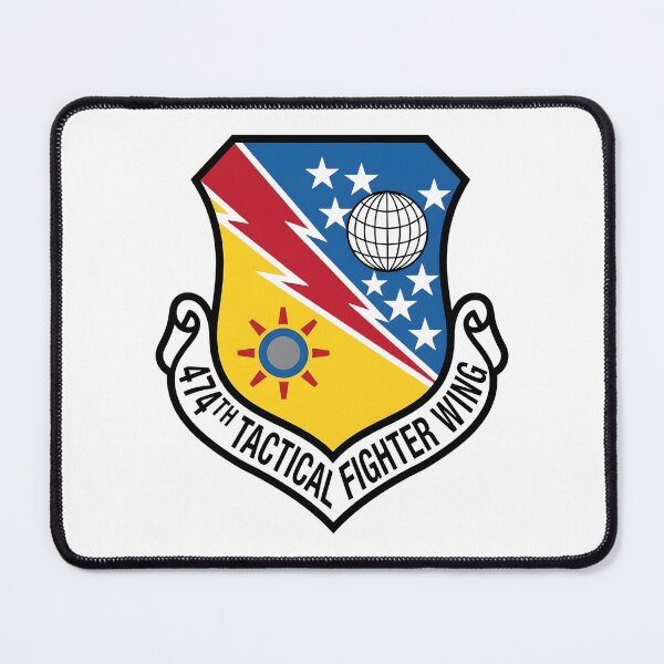 Item preview, USAF 474th Tactical Fighter Wing Crest Patch designed and sold by CharlieDesings.