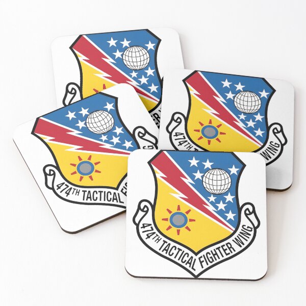 Item preview, USAF 474th Tactical Fighter Wing Crest Patch designed and sold by CharlieDesings.