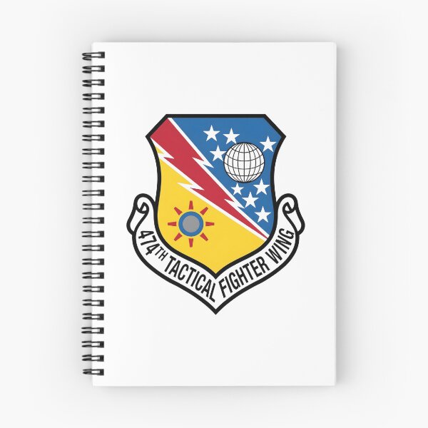Item preview, USAF 474th Tactical Fighter Wing Crest Patch designed and sold by CharlieDesings.