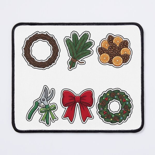 Item preview, Festive Christmas Wreath Making Sticker Pack - DIY Wreath Craft Favorites designed and sold by SimpleP.