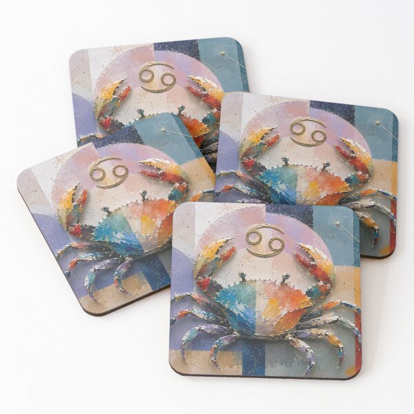Item preview, Cancer Kreeft Painting – Cosmic Zodiac Artwork designed and sold by GalleryKauffeld.