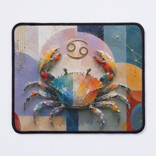 Item preview, Cancer Kreeft Painting – Cosmic Zodiac Artwork designed and sold by GalleryKauffeld.