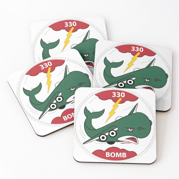 Item preview, USAAF 330th Bombardment Squadron Flying Whale Patch designed and sold by CharlieDesings.