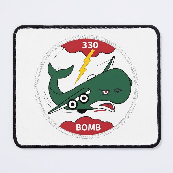 Item preview, USAAF 330th Bombardment Squadron Flying Whale Patch designed and sold by CharlieDesings.