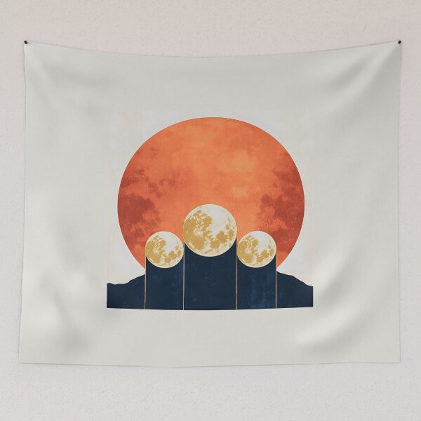 Item preview, Sun Moon Rising Trio, 3d Render, Warm designed and sold by Checho30.