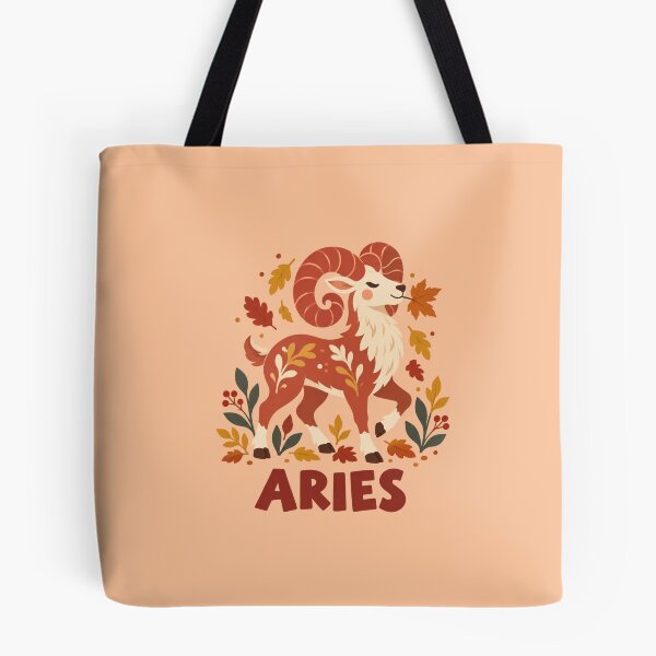 Item preview, Zodiac Sign Pastel Folk Art | Astrology Birthday Gift | Cute Horoscope Design - Aries designed and sold by Backsay.