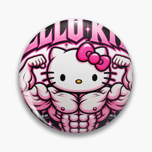 Item preview, Kawaii Gym Aesthetic Hello Kitty Weightlifting designed and sold by UrbanLayers.