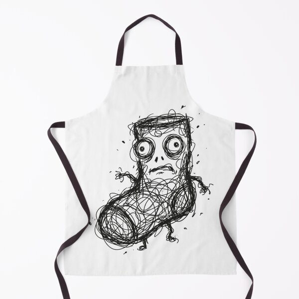 Item preview, Funny Anxious Scribble Sock Monster Confused Messy Doodle designed and sold by Fine-Arts-Lab.