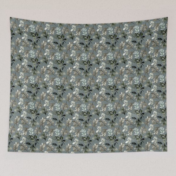 Item preview, Sage Dust Background Eucalyptus and Botanical Leaves Seamless Pattern designed and sold by ​Jyoti Digital Artist.