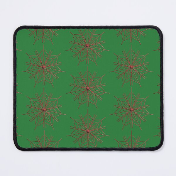 Item preview, Green Christmas Snowflake Pattern designed and sold by photossmirnov.