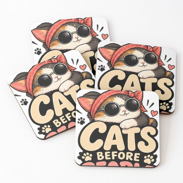 Item preview, Cats Before People | Funny Retro Cat Lover Shirt designed and sold by Sara-Ai.