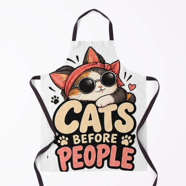 Item preview, Cats Before People | Funny Retro Cat Lover Shirt designed and sold by Sara-Ai.