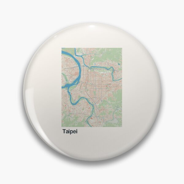 Item preview, Taipei Minimalistic Map Art designed and sold by MapsNerd.