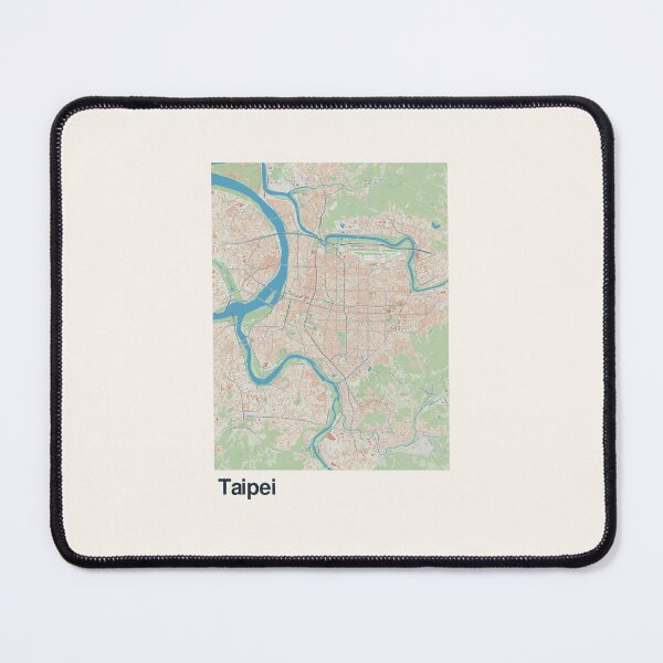 Item preview, Taipei Minimalistic Map Art designed and sold by MapsNerd.