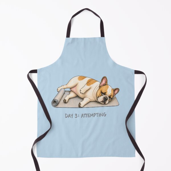 Item preview, French Buldog attempting yoga day 3 designed and sold by DIGOR shop.