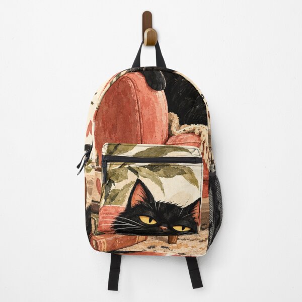 Item preview, Guest List? Ask the Cat | Funny Black Cat Owner Introvert Gift designed and sold by AbstractAuraArt.