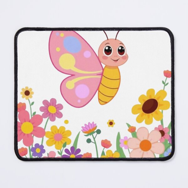 Item preview, Cute smiling butterfly with big friendly eyes designed and sold by Dellen-Art.