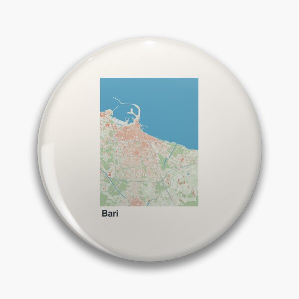 Item preview, Bari Minimalistic Map Art designed and sold by MapsNerd.