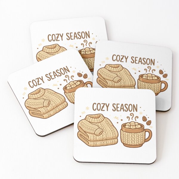 Item preview, Cozy Season Sweater And Hot Cocoa Marshmallow Fall Winter Hygge Aesthetic designed and sold by Billium Halder.