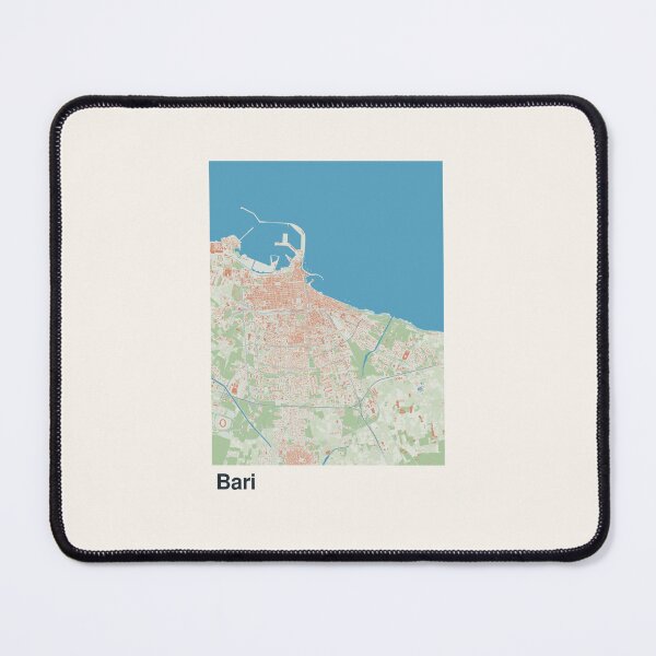Item preview, Bari Minimalistic Map Art designed and sold by MapsNerd.