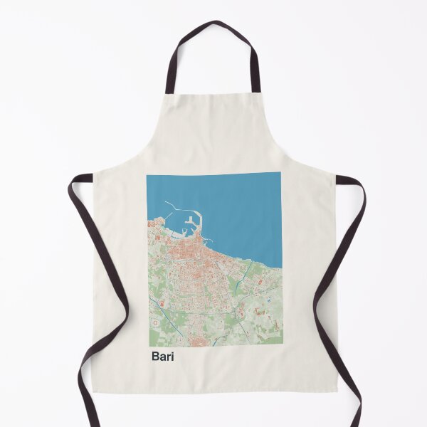 Item preview, Bari Minimalistic Map Art designed and sold by MapsNerd.