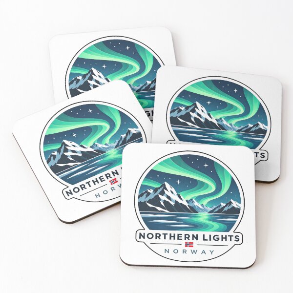 Item preview, Northern Lights Norway Aurora Design designed and sold by NewNomads.