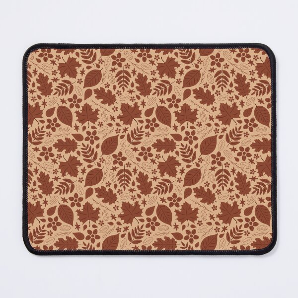 Item preview, Autumn Leaves and Flowers Pattern - Brown designed and sold by miawgigi.