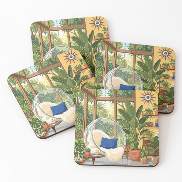 Item preview, Mid Century Modern Sunroom and Bubble Chair - Aesthetic Retro Lounge Notebook designed and sold by MissoStudio.