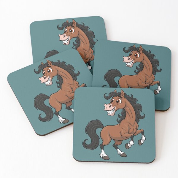 Item preview, Un dibujo animado de un caballo de Adaev designed and sold by Cheval-de-coeur.
