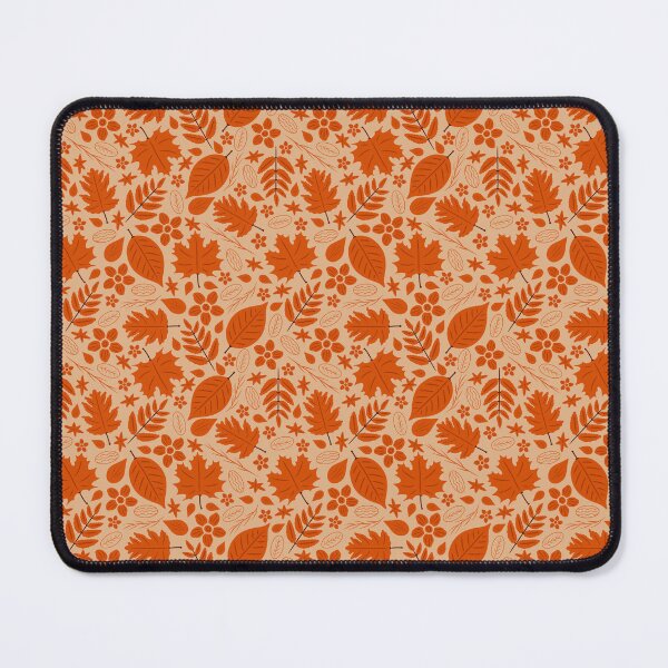 Item preview, Autumn Leaves and Flowers Pattern - Orange designed and sold by miawgigi.