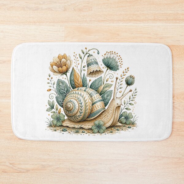 Item preview, Botanical Garden Snail Illustration designed and sold by MichalHau.