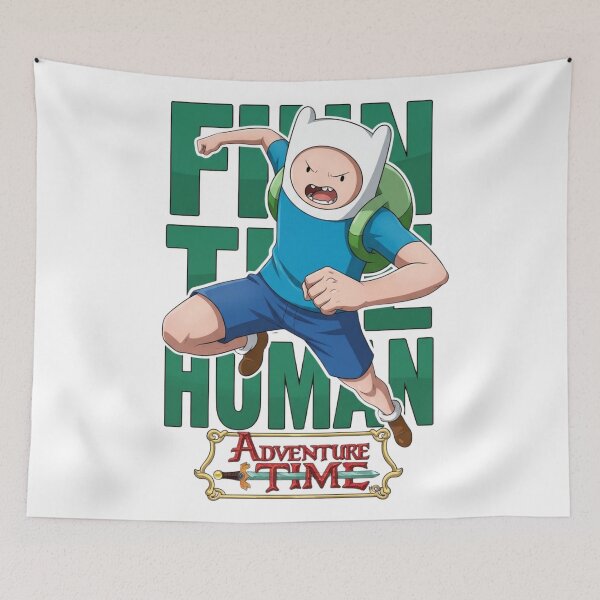 Item preview, Finn the Human Adventure Time Action Pose Design designed and sold by Bywai.