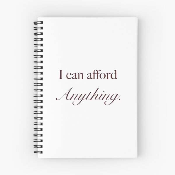 Item preview, I Can Afford Anything - Rich Girl Aesthetic Abundance Affirmation designed and sold by Tashi97.