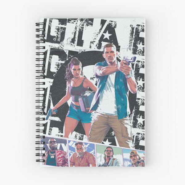 Item preview, : GTA 6 Jason and Lucia Vice City Streetwear Graphic Poster designed and sold by Shopunte.