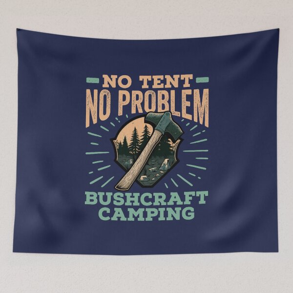 Item preview, Bushcraft Camping No Tent No Problem designed and sold by jaygo.